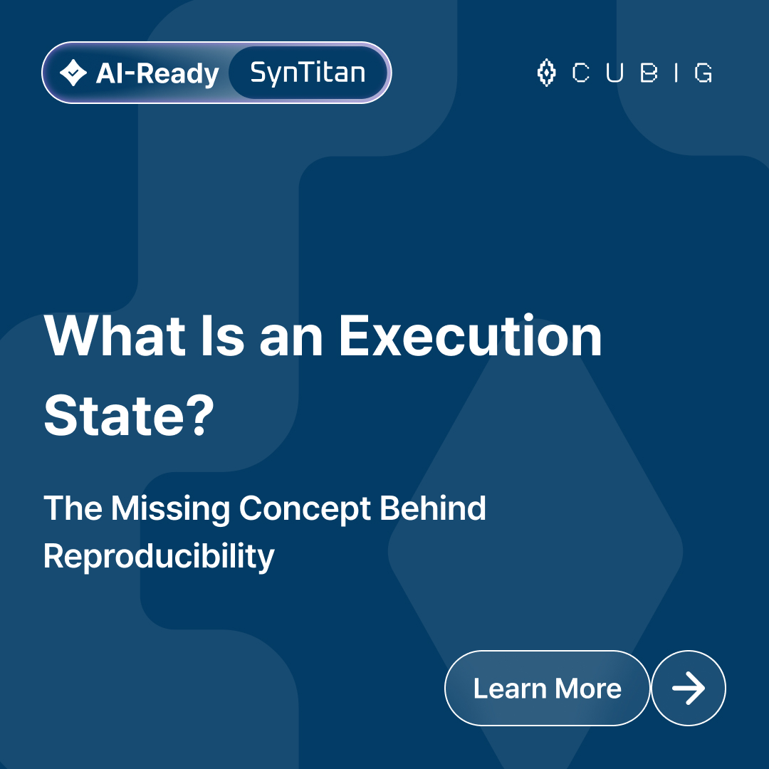 Featured image for the blog post “What Is an Execution State? The Missing Concept Behind Reproducibility”